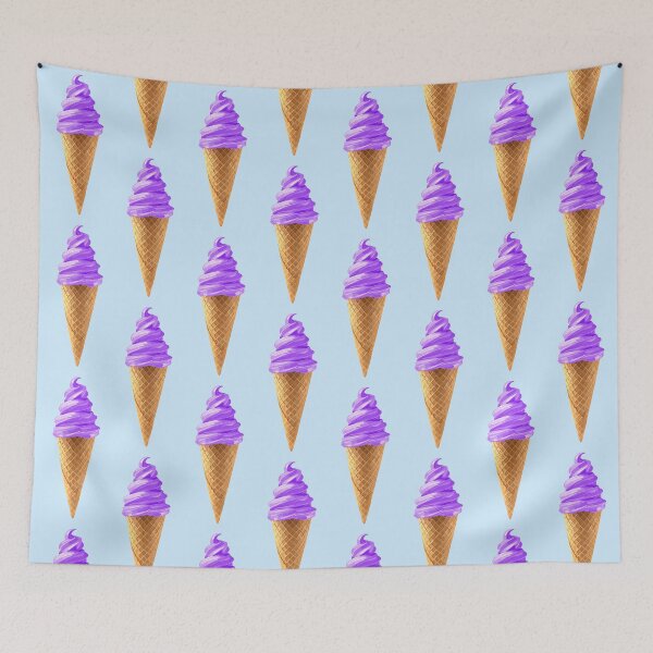 Item preview, Lavender Purple Soft Serve Ice Cream Cone designed and sold by Deborah Camp.