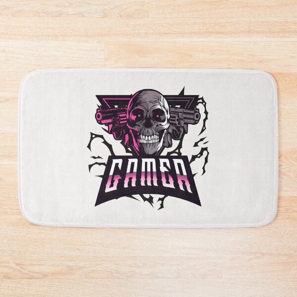 Item preview, Gamer with Skull Revolver designed and sold by PRIVARSHU.