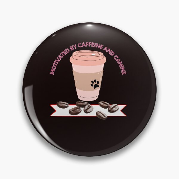 Artikelvorschau, Motivated By Caffeine And Canine T-Shirt Gift For Animal and Coffee Lovers entworfen und verkauft von AverageJoesBBQ.