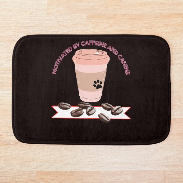 Item preview, Motivated By Caffeine And Canine T-Shirt Gift For Animal and Coffee Lovers designed and sold by AverageJoesBBQ.