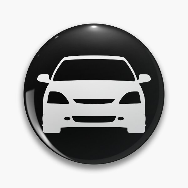 Item preview, Honda Civic 7th gen facelift white silhouette designed and sold by EdimDesign.