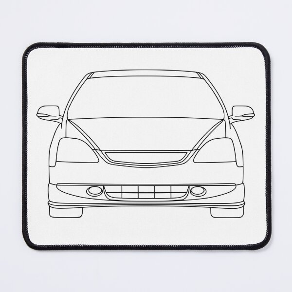 Item preview, Honda Civic 7th gen facelift black lines designed and sold by EdimDesign.