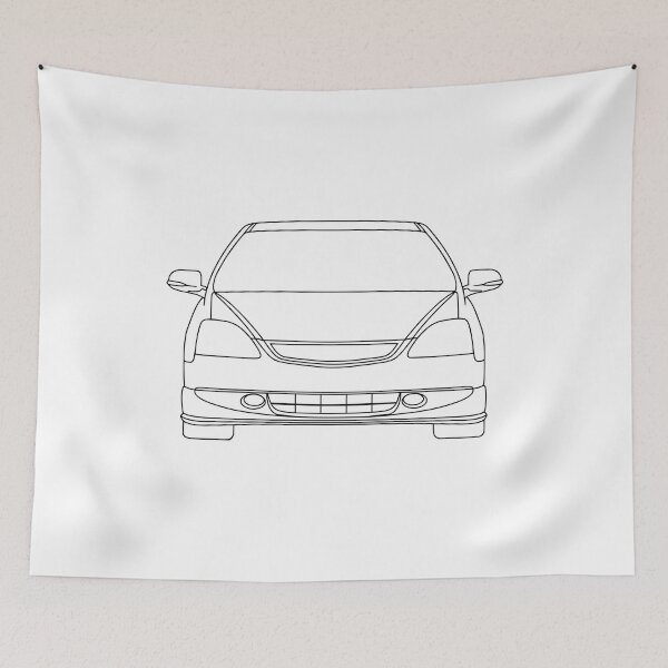 Item preview, Honda Civic 7th gen facelift black lines designed and sold by EdimDesign.