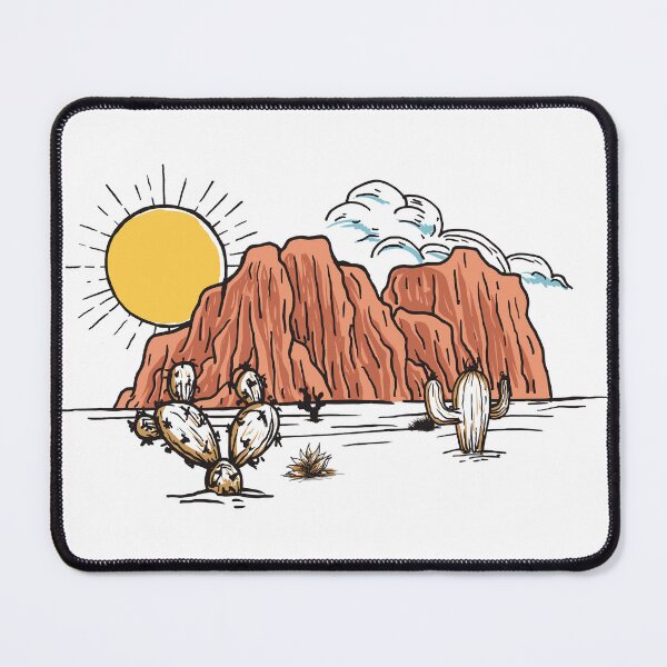 Item preview, Western Desert Hand drawn designed and sold by XSYS.