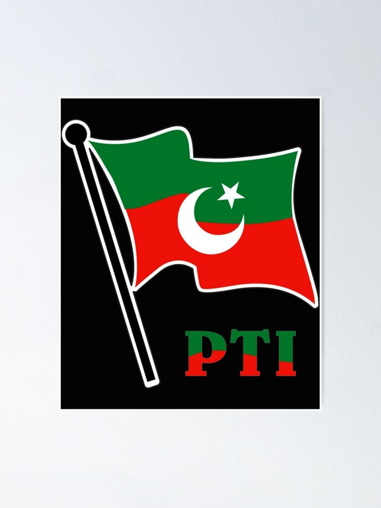 Pakistan Pti Party Flag Poster For Sale By Nevimjakaje Redbubble