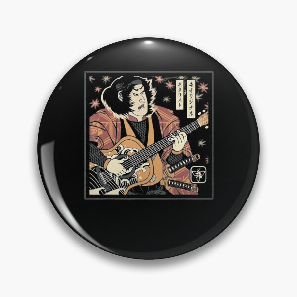 Item preview, Vintage Retro Guitar Samurai Warrior Japanese Lover Gift Gifts Best Men designed and sold by Margretpadberg.