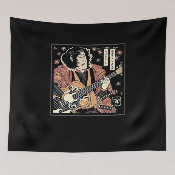 Item preview, Vintage Retro Guitar Samurai Warrior Japanese Lover Gift Gifts Best Men designed and sold by Margretpadberg.