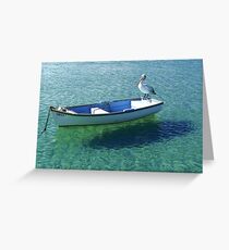captain pelican Greeting Card
