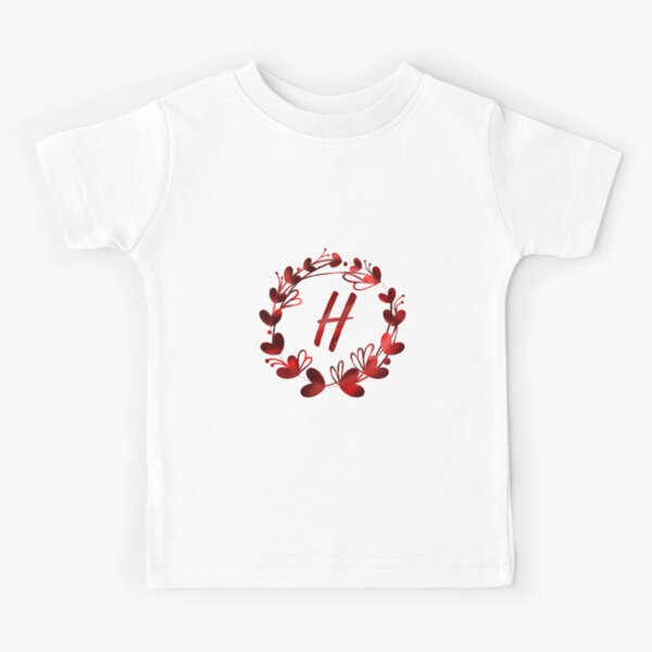 Monogram Shirts - H Initial T-shirts for Women and Girls