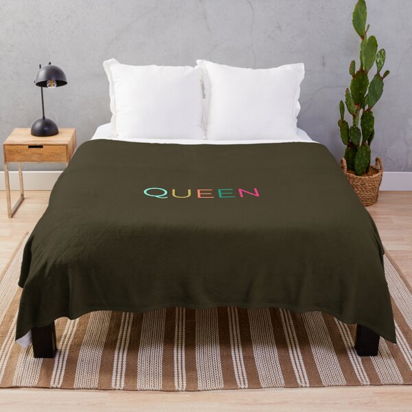 Wife Appreciation Queen Design Throw Blanket