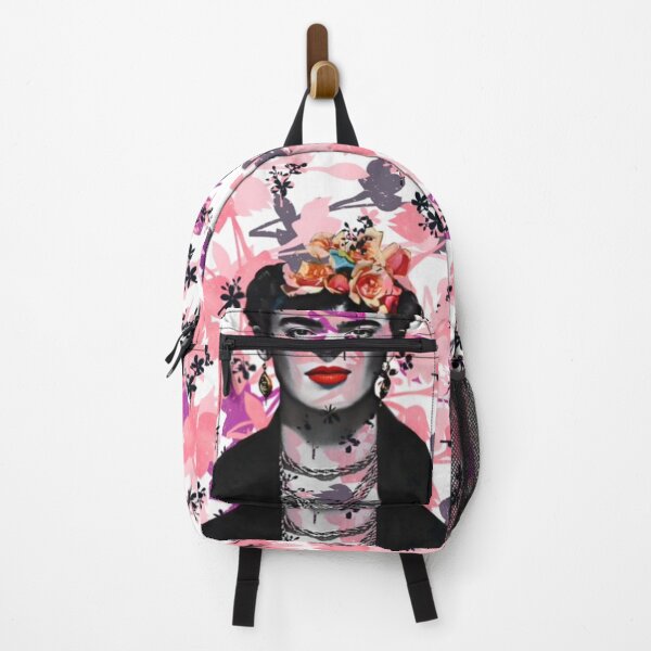 Item preview, Portrait of Frida Floral designed and sold by FridaBubble.