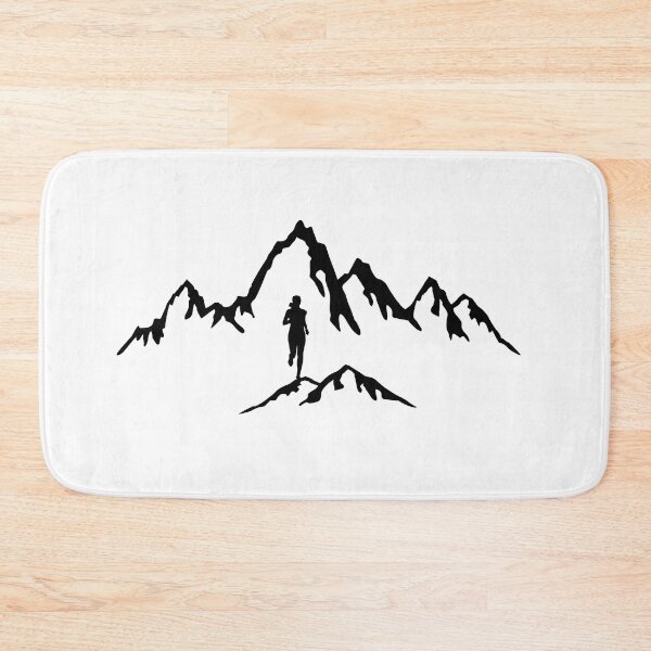 Item preview, Trail running, mountain run, runner, run designed and sold by claudiasartwork.