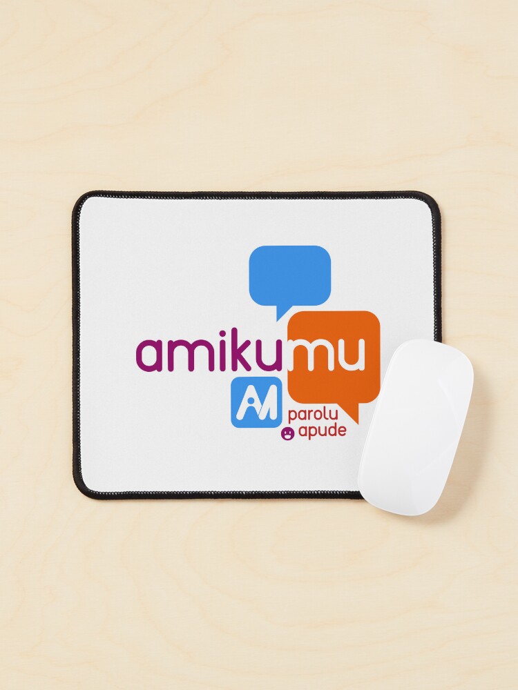 Thumbnail 1 of 5, Mouse Pad, Amikumu Parolu Apude designed and sold by amikumu.