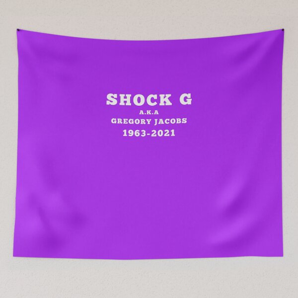 Item preview, Shock G aka Gregory Jacobs RIP black Essential T-Shirt designed and sold by jennifpoole.