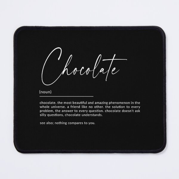 Item preview, Chocolate Lover | Dictionary Definition Gift | designed and sold by grandlovely.