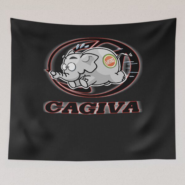 Item preview, Cagiva logo with elefantino classic t shirt designed and sold by PamelaDavis36.