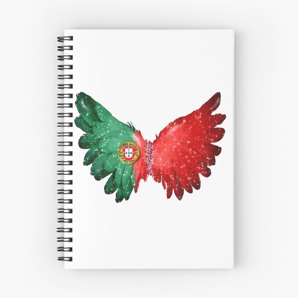 Item preview, Portugal Flag Angel Wings Feather Glitter designed and sold by Jolly-Yosei.
