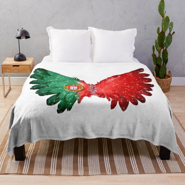 Item preview, Portugal Flag Angel Wings Feather Glitter designed and sold by Jolly-Yosei.