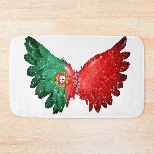 Item preview, Portugal Flag Angel Wings Feather Glitter designed and sold by Jolly-Yosei.