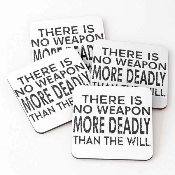 Item preview, There is no weapon more deadly than the will distressed  designed and sold by KingsManKind.