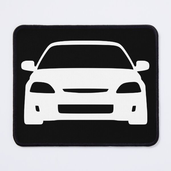 Item preview, Honda Civic 6th gen EK Civic White silhouette designed and sold by EdimDesign.
