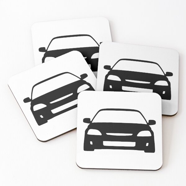 Item preview, Honda Civic 6th gen EK Civic black silhouette designed and sold by EdimDesign.