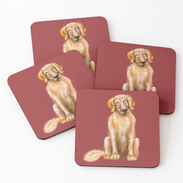 Item preview, Simply Golden - Cartoon Golden Retriever Dog  designed and sold by Snootrac.