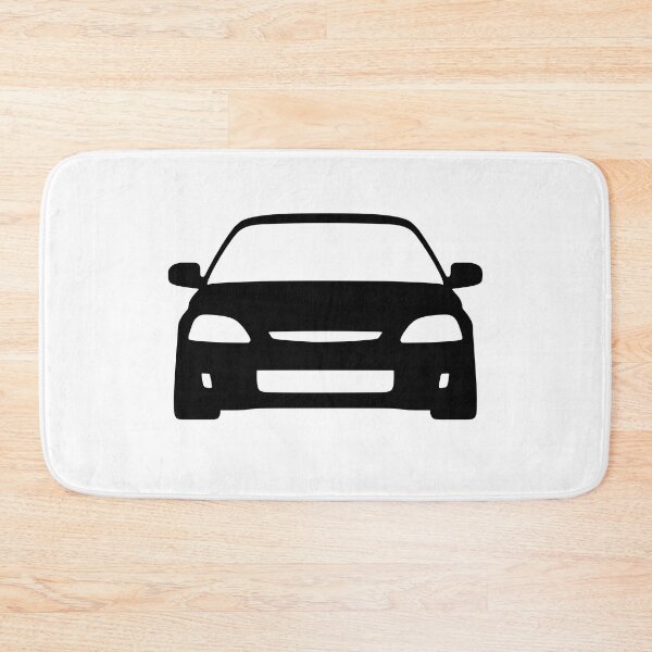 Item preview, Honda Civic 6th gen EK Civic black silhouette designed and sold by EdimDesign.