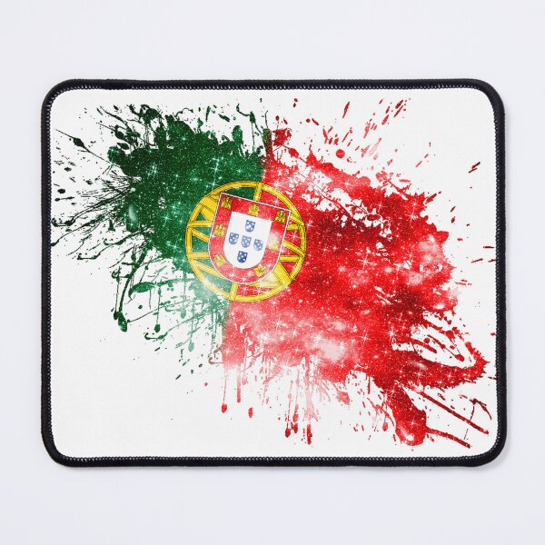 Item preview, Portugal Flag Paint Slash Art Design designed and sold by Jolly-Yosei.