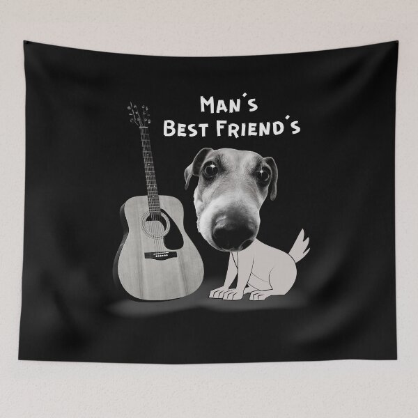 Item preview, Man's Best Friend's | Dog's | Guitar's | Design by derickquince designed and sold by DerickQuince.
