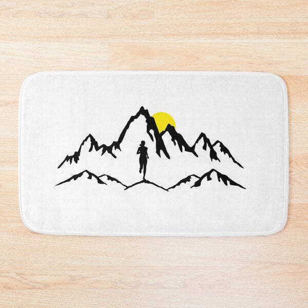 Item preview, Trail running, mountain run, runner, run designed and sold by claudiasartwork.