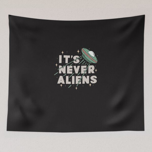 Item preview, It&x27;s Never Aliens Classic T-Shirt designed and sold by Branhodes.