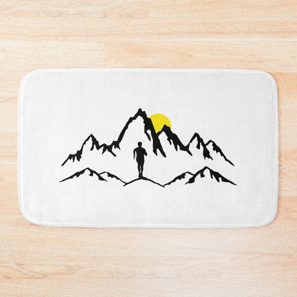 Item preview, Trail running, mountain run, runner, run designed and sold by claudiasartwork.