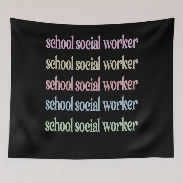 Item preview, School Social Worker Gift Social Work Appreciation designed and sold by Pukiart.