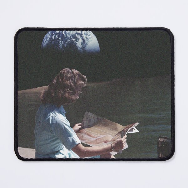 Item preview, Woman retro vintage collage, space artwork designed and sold by Artandstonesgr.