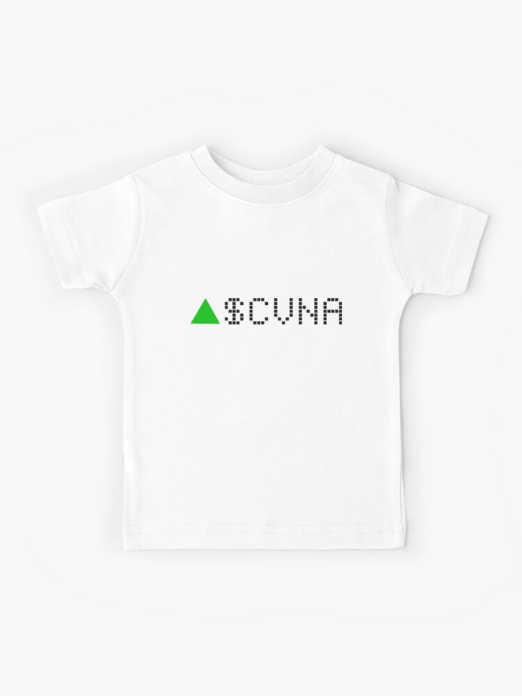 Carvana Stock Ticker Green Kids T-Shirt for Sale by frankyou