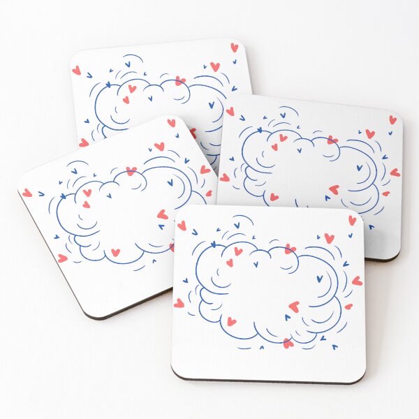 Item preview, Cloud Of Hearts, Cloud With Hearts. designed and sold by merch-by-sho.