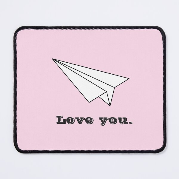 Aperçu de l'œuvre Joli avion en papier Merch Love créée et vendue par Ankerd.