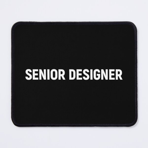 Item preview, Senior Designer (White Text) designed and sold by STUDIO-72.