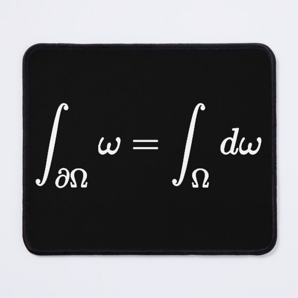 Item preview, generalised Stokes theorem equation dark version designed and sold by NoetherSym.