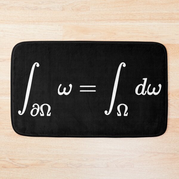 Item preview, generalised Stokes theorem equation dark version designed and sold by NoetherSym.
