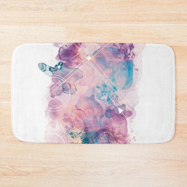 Item preview, Alcoholink design with lines and shapes pink designed and sold by vianahline.