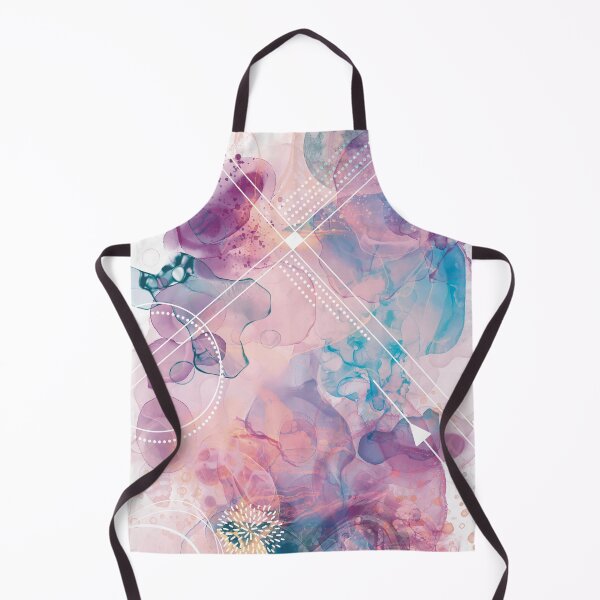 Item preview, Alcoholink design with lines and shapes pink designed and sold by vianahline.
