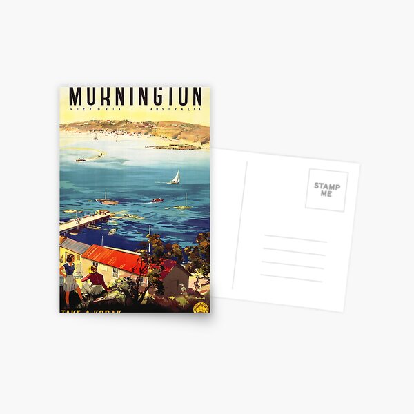 Item preview, MORNINGTON Victoria AUSTRALIA Old Railways Tourism Promotion Travel Poster designed and sold by retroposters.