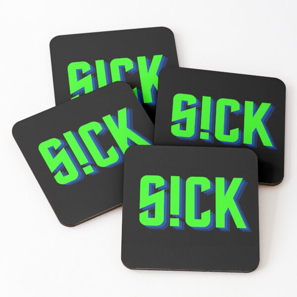 Item preview, Sickick Sick Kick S!ck!ck green designed and sold by tshirtsandme.