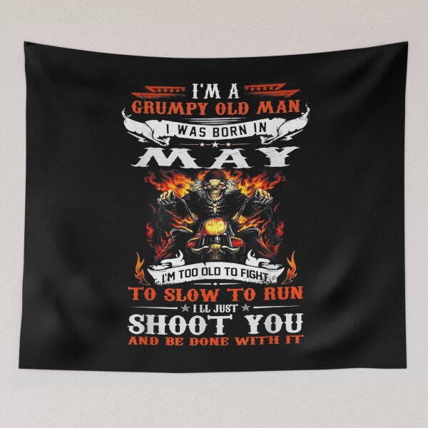 Item preview, Walk Away Im A Grumpy old man I Was born in May designed and sold by TamYork.