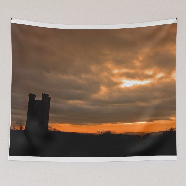 Item preview, Broadway Tower Sunset Cotswolds Worcestershire UK designed and sold by AndyEvansPhotos.