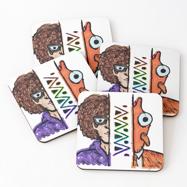 Item preview, Human and Goldfish Doodle designed and sold by SebbyPang.
