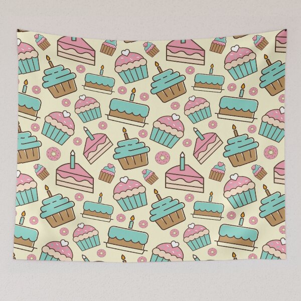 Item preview, Beautiful Cakes Pattern | Cupcakes Seamless Pattern  designed and sold by SeemDev786.