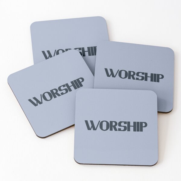 Item preview, Worship - Bold Black Text designed and sold by Chubuter.